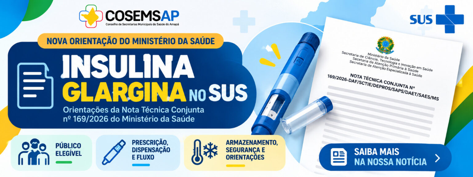 COSEMS/AP divulga orientações do MS sobre a transição da insulina humana para a insulina análoga (glargina)